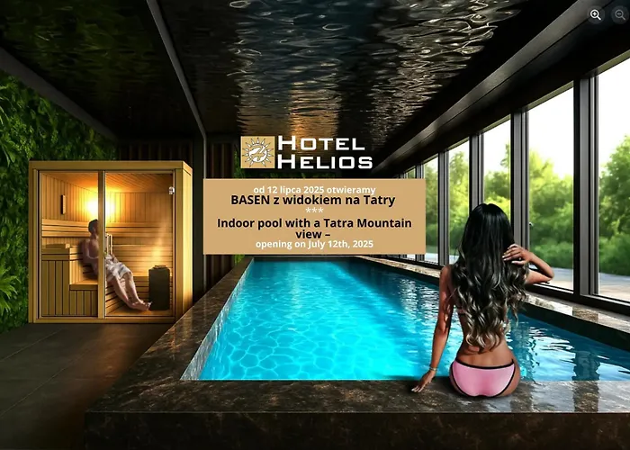 Hotel Helios 300M Od Krupowek Nowy Basen Od 12 Lipca